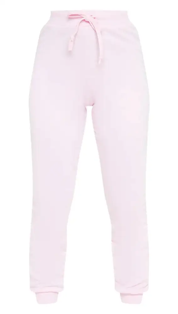 Pantalón jogger en rosa claro.