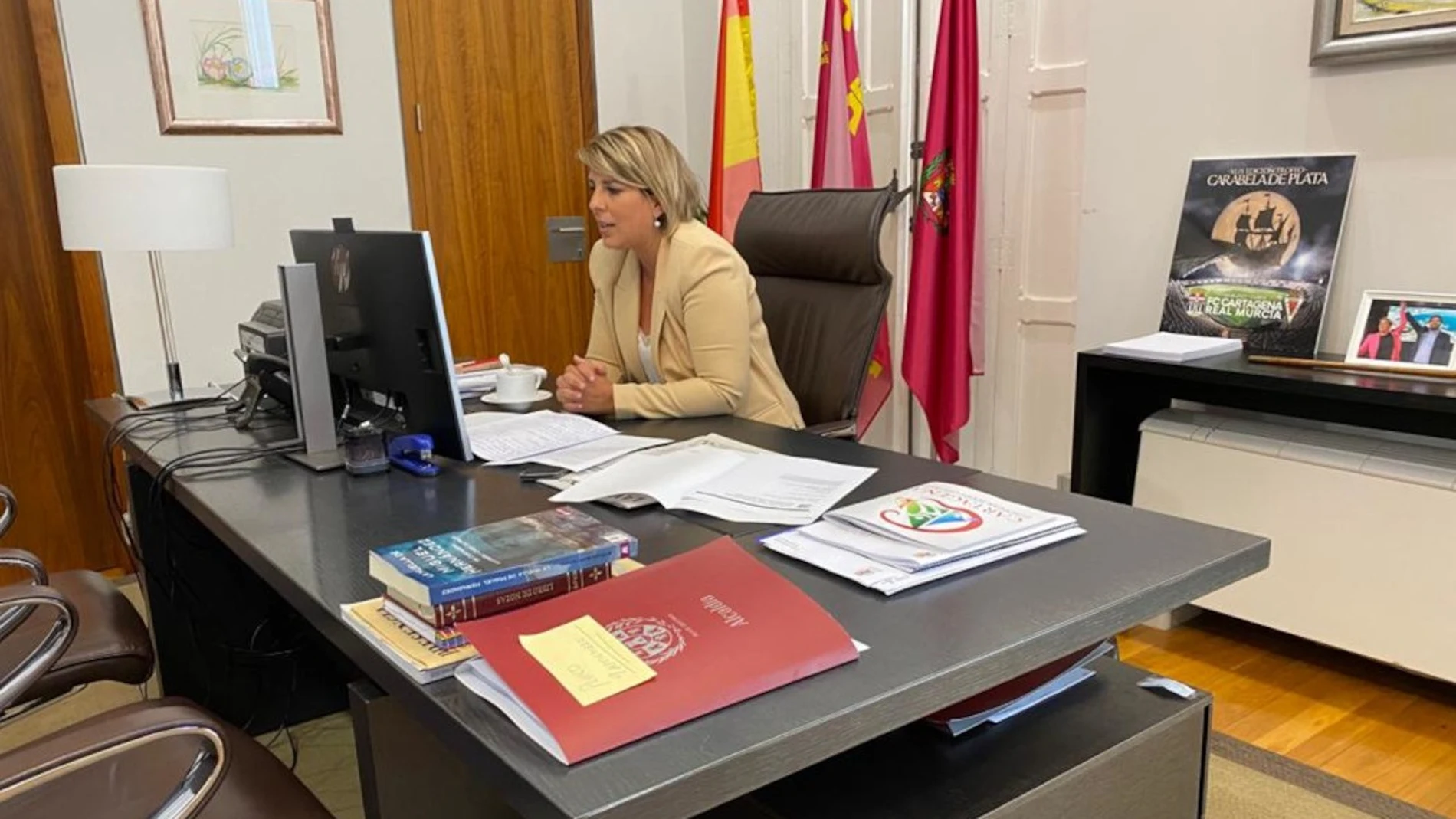 La alcaldesa de Cartagena, Noelia Arroyo