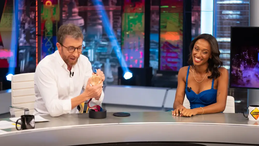 Ana Peleteiro en su anterior visita a «El Hormiguero»