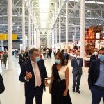 La consejera de Empleo e Industria, Ana Carlota Amigo, y el alcalde de Valladolid, Óscar Puente, asisten a la inauguración de la Feria de Muestras de Valladolid
