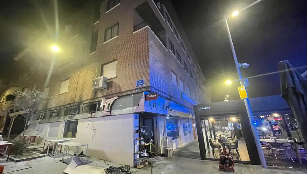 Incendio en un restaurante de Madrid