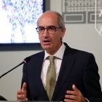 El presidente de la Diputación de Salamanca, Javier Iglesias, hace balance de la Feria Salamaq21