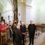 El consejero de Cultura y Turismo, Javier Ortega, visita la iglesia de Santo Tomás, en Villanueva del Campo (Zamora), con motivo de su declaración como Bien de Interés Cultural (BIC).