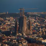 Vista de la Sagrada Familia de Barcelona
