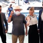 De izquierda a derecha: Matt Damon, Ridley Scott, Jodie Comer y Ben Affleck en el Festival de Venecia - REUTERS/Yara Nardi
