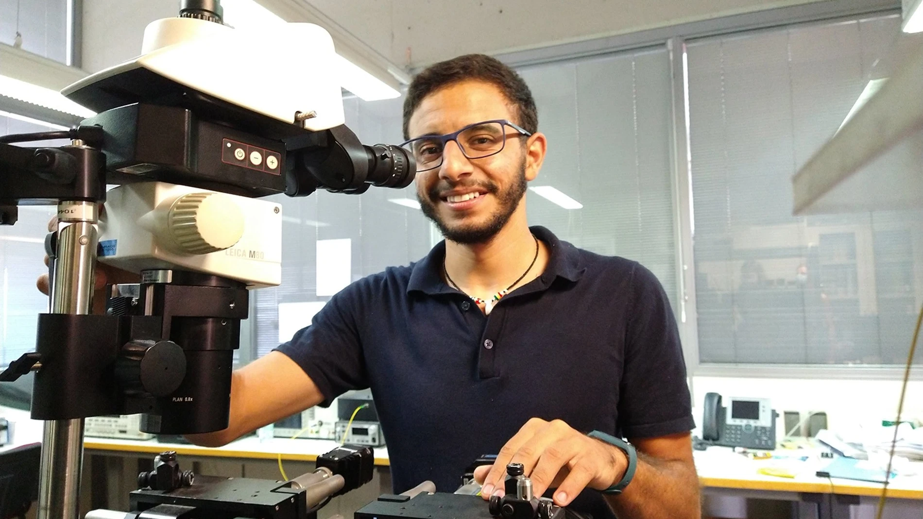 Abdelfettah Hadij El Houati, estudiante de Doctorado de la de la Escuela Técnica Superior de Ingeniería de Telecomunicación de la UMA