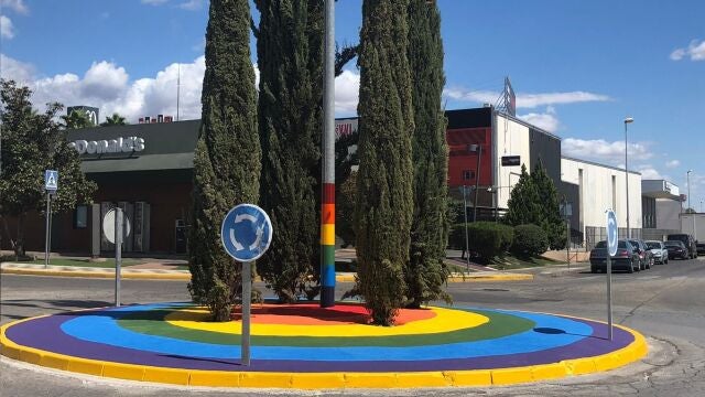 Rotonda dedicada al colectivo Lgtbi en Andújar.AYUNTAMIENTO DE ANDÚJAR10/09/2021