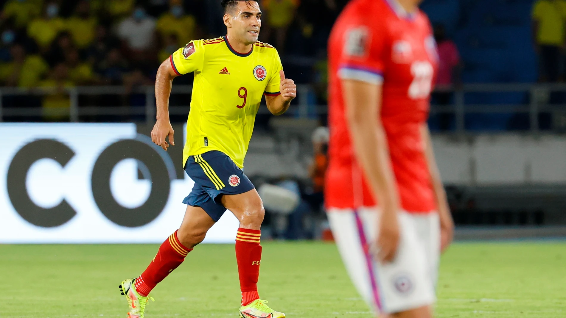 Radamel Falcao con Colombia. (AFP)