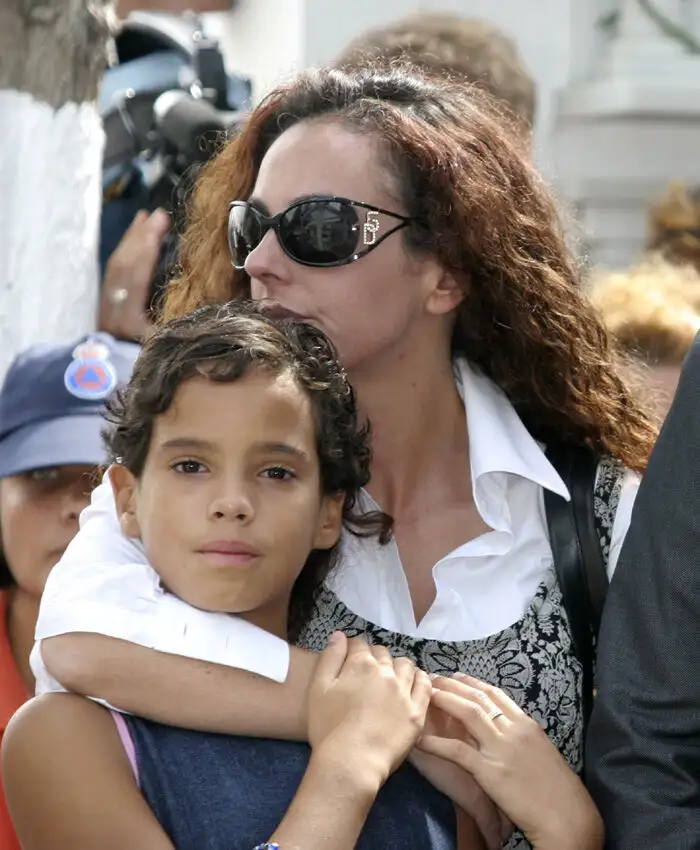 Rocío Carrasco y Gloria Camila en una de sus últimas fotografías juntas