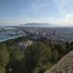 Vista de Málaga desde el castillo de Gibralfaro