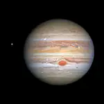 Júpiter, fotografiado por el Telescopio Espacial Hubble.