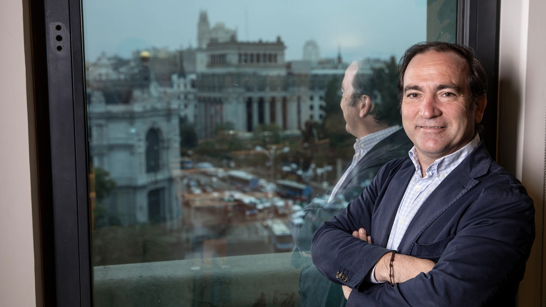 Borja Carabante, en el Palacio de Cibeles