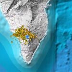 Terremotos en La Palma en las últimas 72 horas