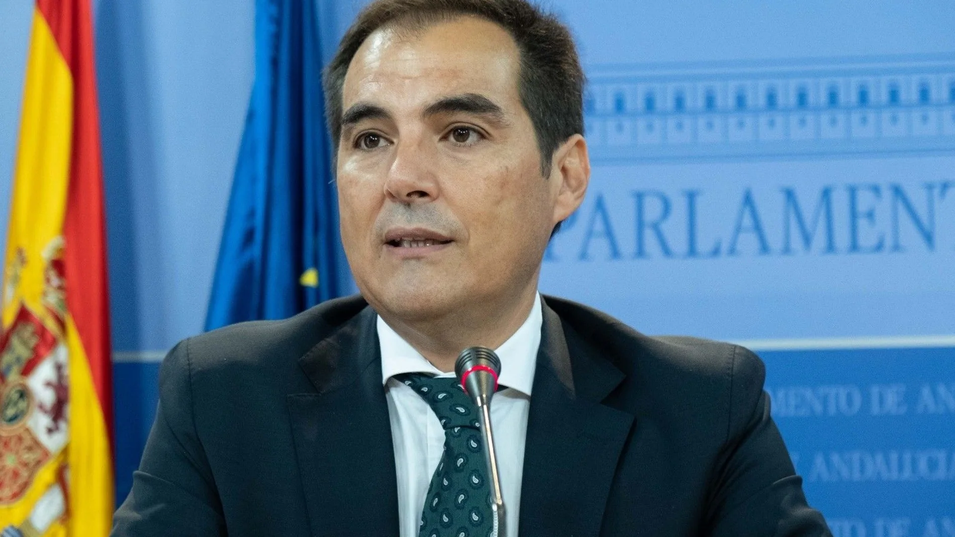 El portavoz parlamentario del PP-A, José Antonio Nieto