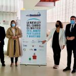 El consejero Antonio Luengo, en la apertura de la jornada ‘La nueva ley de cambio climático en el ámbito portuario y marítimo’.