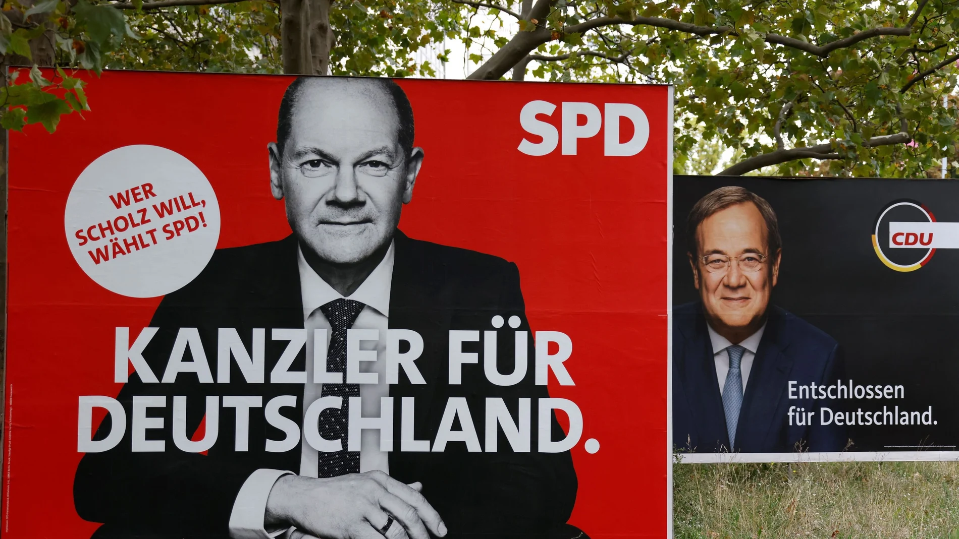 El candidato socialdemócrata alemán Olaf Scholz