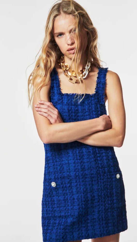 Vestido cheap zara tweed