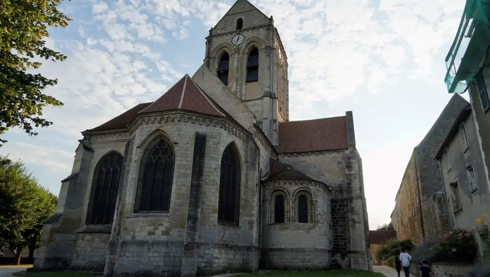La iglesia de Auvers-sur-Oise que pintó Van Gogh.