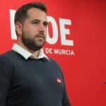 El secretario de organización del PSRM-PSOE, Jordi Arce