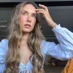 Grace con estilo boho.