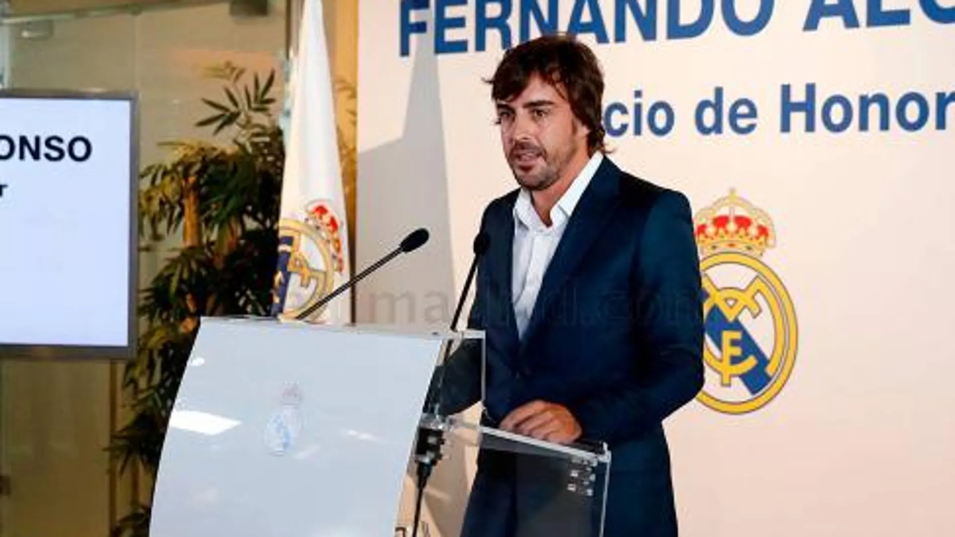Fernando Alonso tras su homenaje como socio de honor