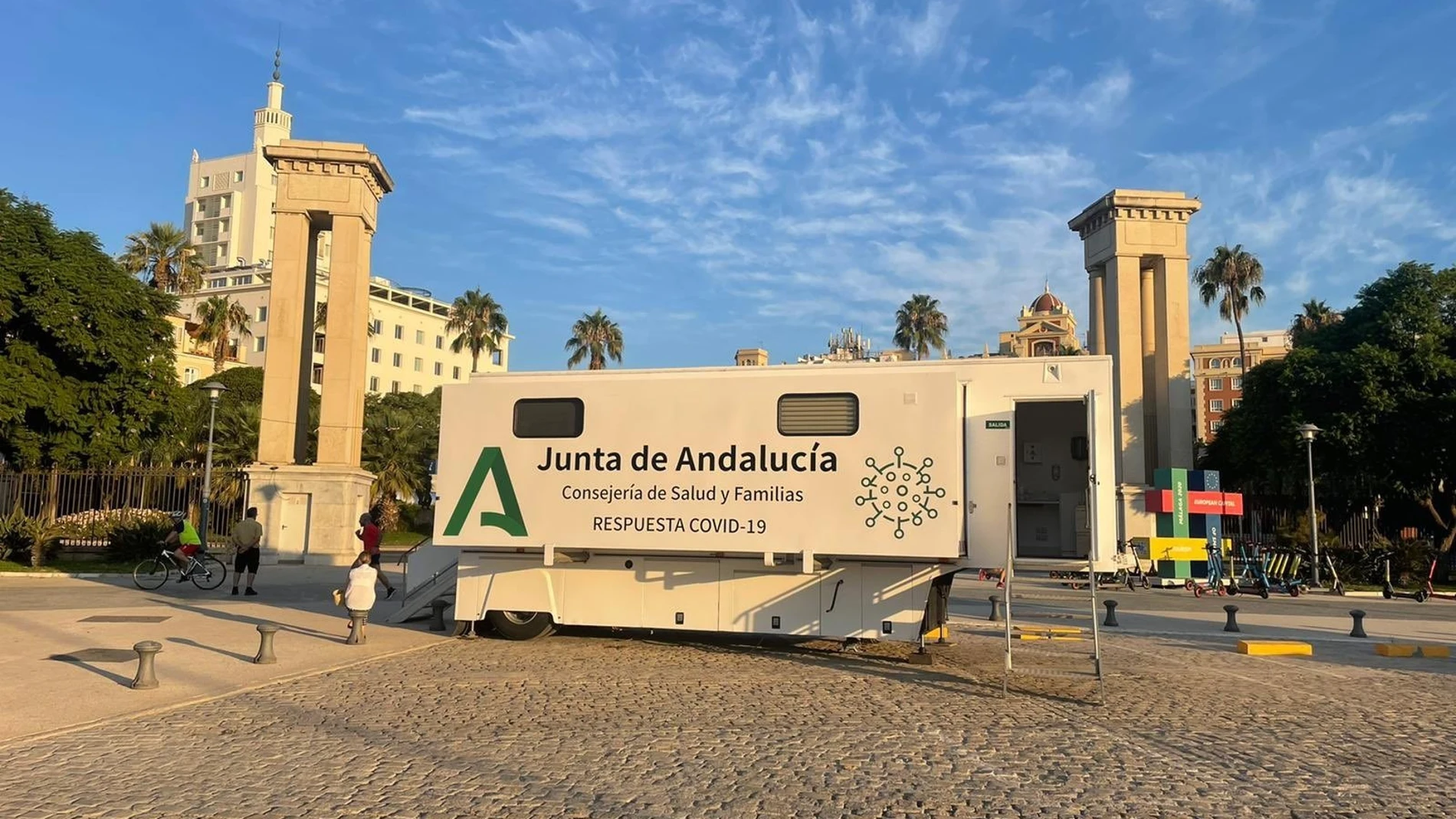 Punto de vacunación de la Junta de Andalucía. JUNTA DE ANDALUCÍA