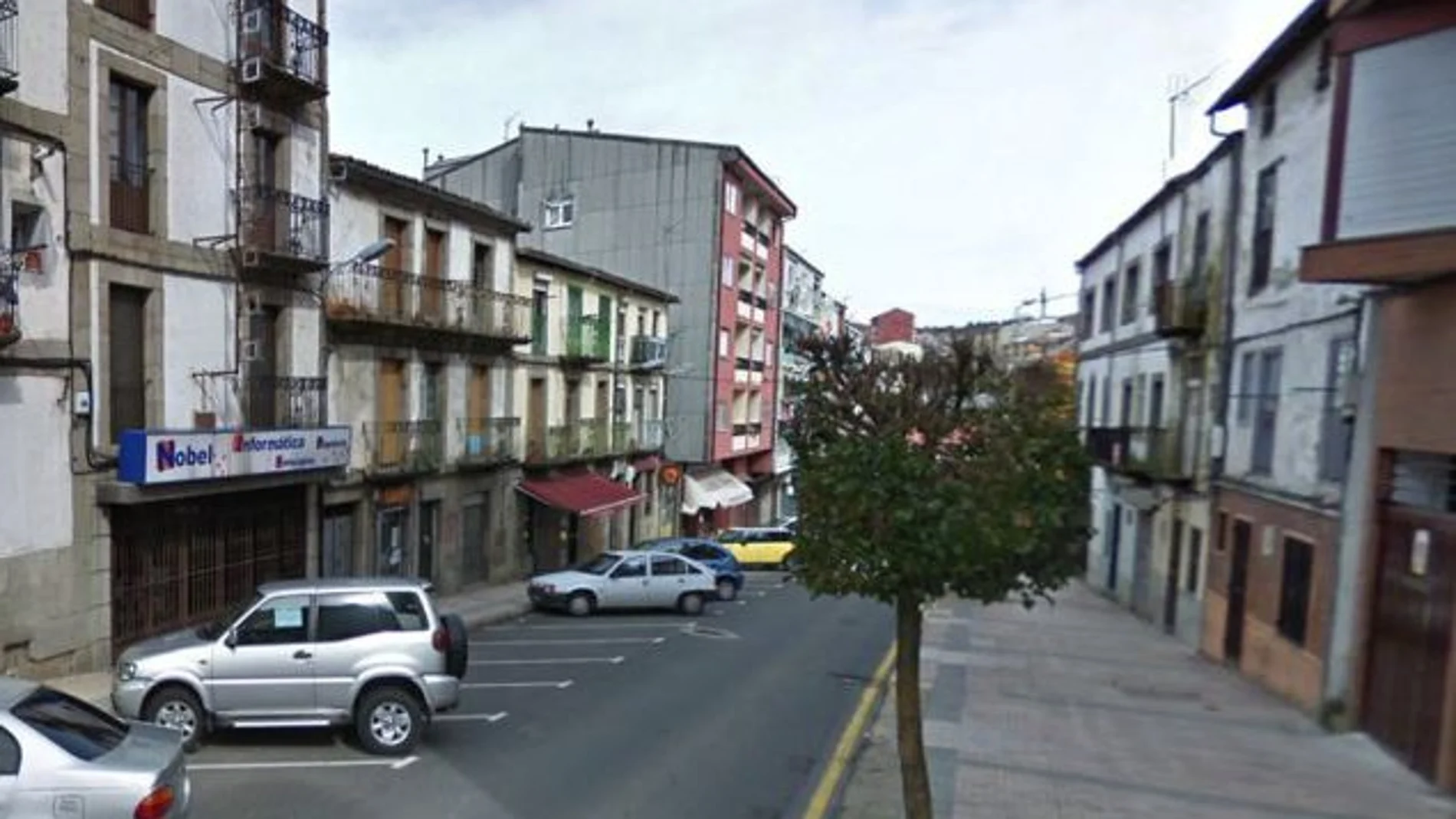 Calle Libertad de la localidad salmantina de Béjar donde se produjo el tiroteo el 9 de julio de 2020