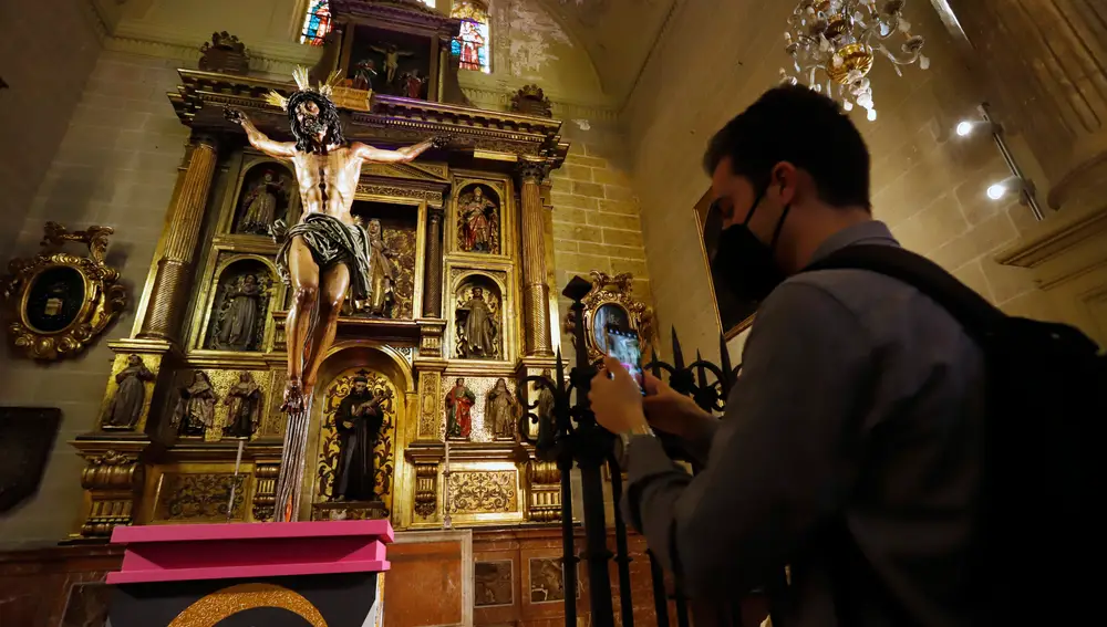 El Santísimo Cristo de la Agonía. Álex Zea / Europa Press