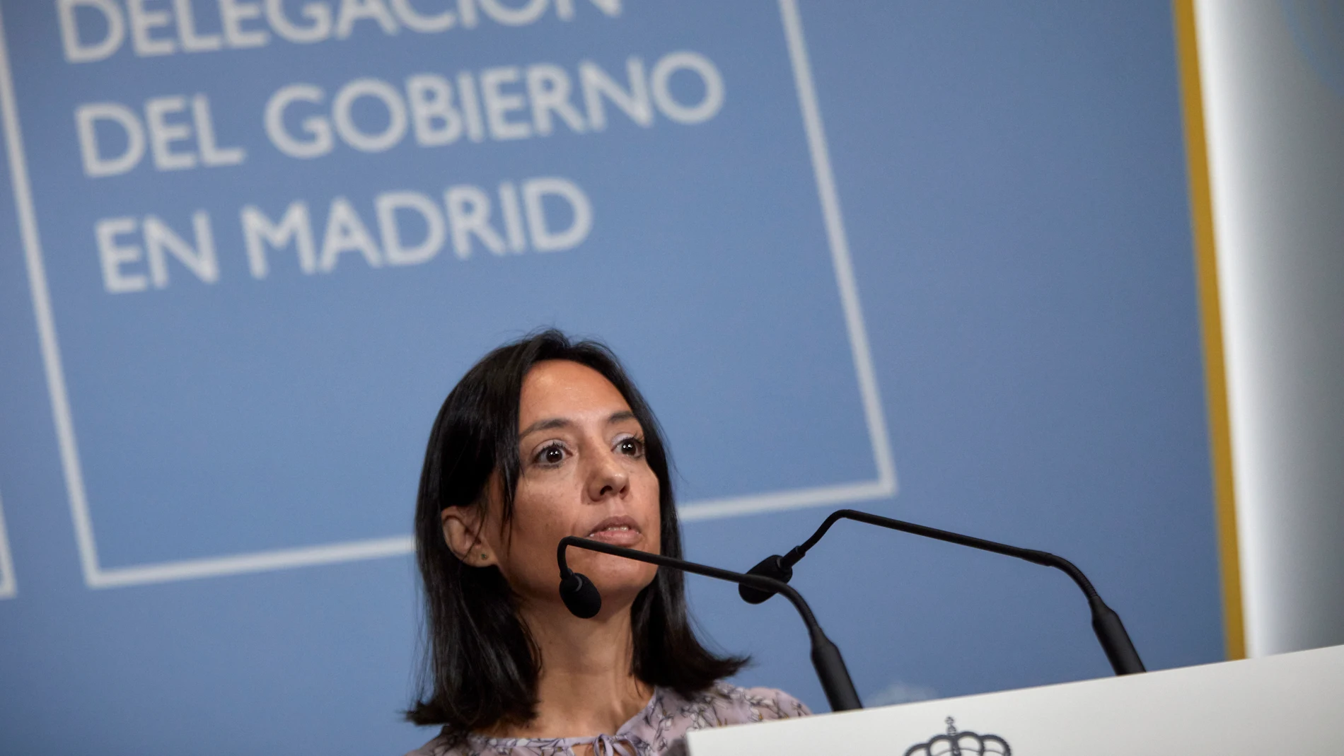 La delegada del Gobierno en la Comunidad de Madrid, Mercedes González