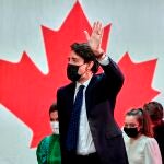 Justin Trudeau celebra su victoria