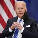Apelando a la vía diplomática, como en ocasiones anteriores, pero sin armas, “NO violencia” quiso resaltar Biden
