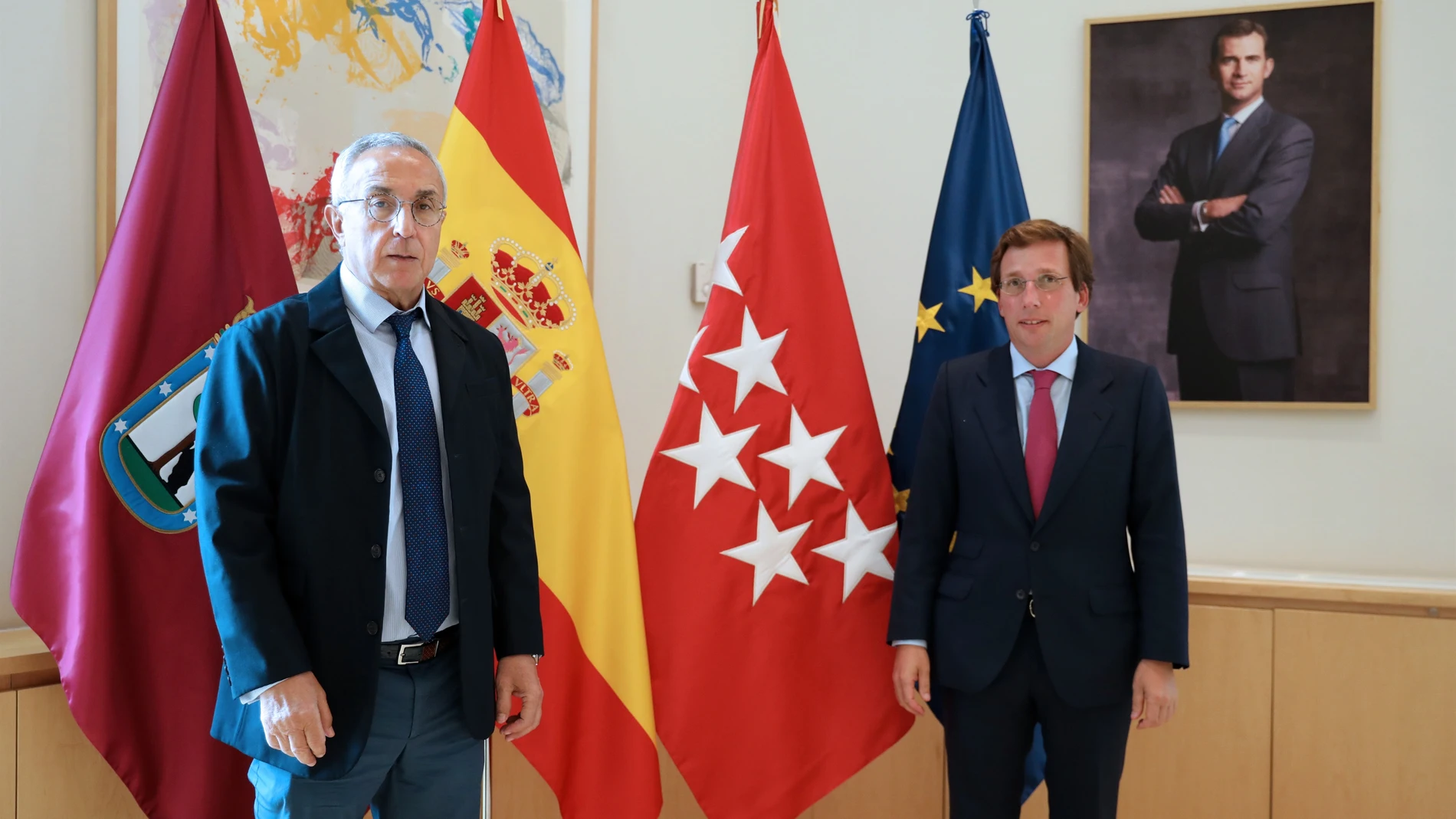 Reunión entre el alcalde de Madrid y el presidente del CO