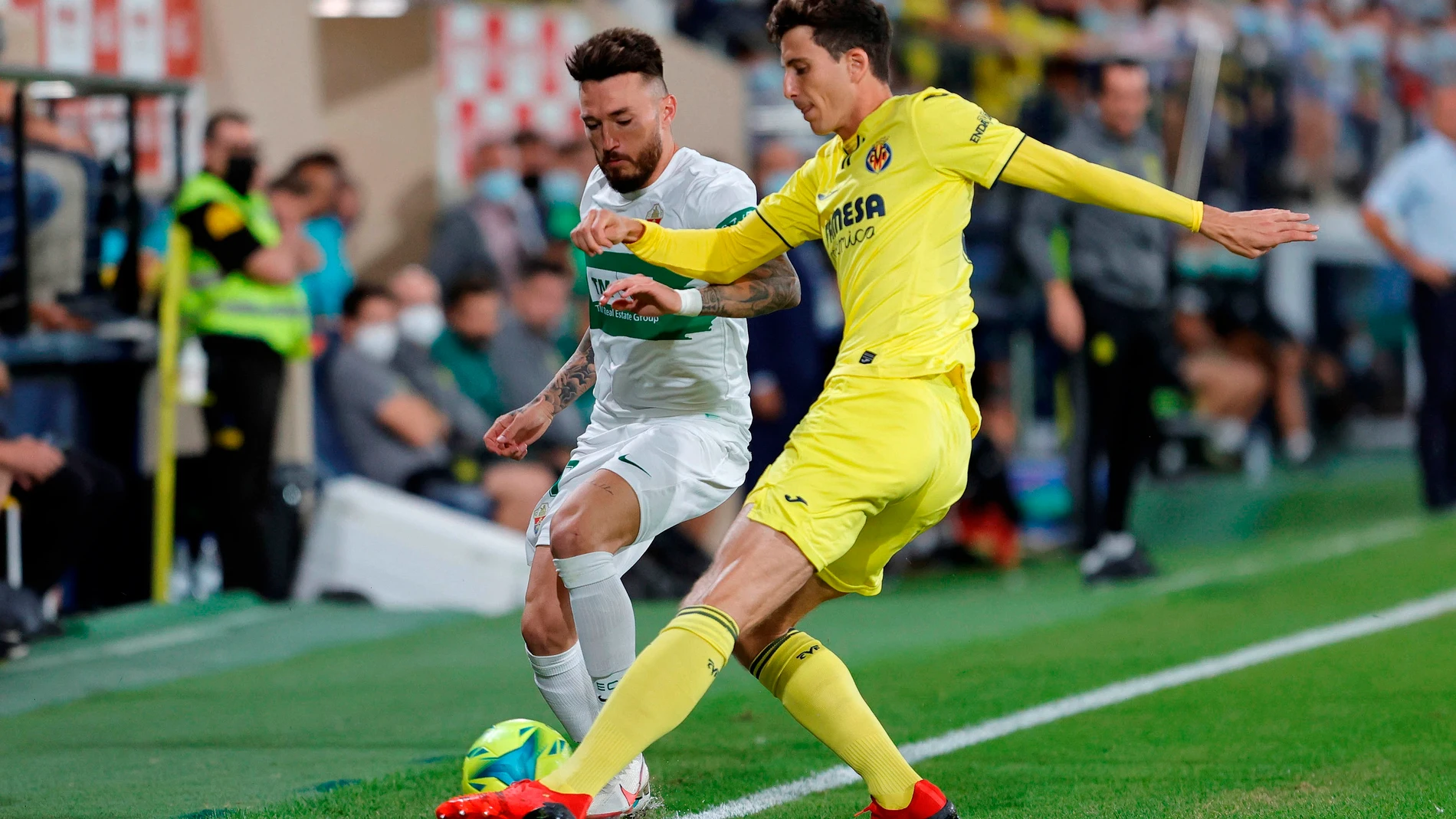 Pau Torres con el Villarreal.