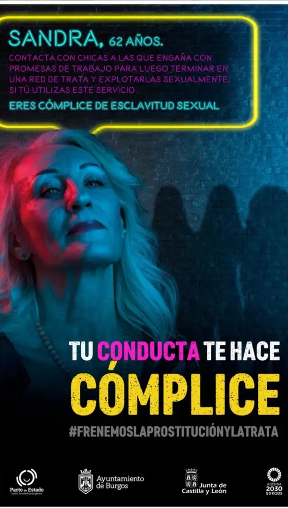 Polémica cartel en Burgos en una campaña contra la prostitución