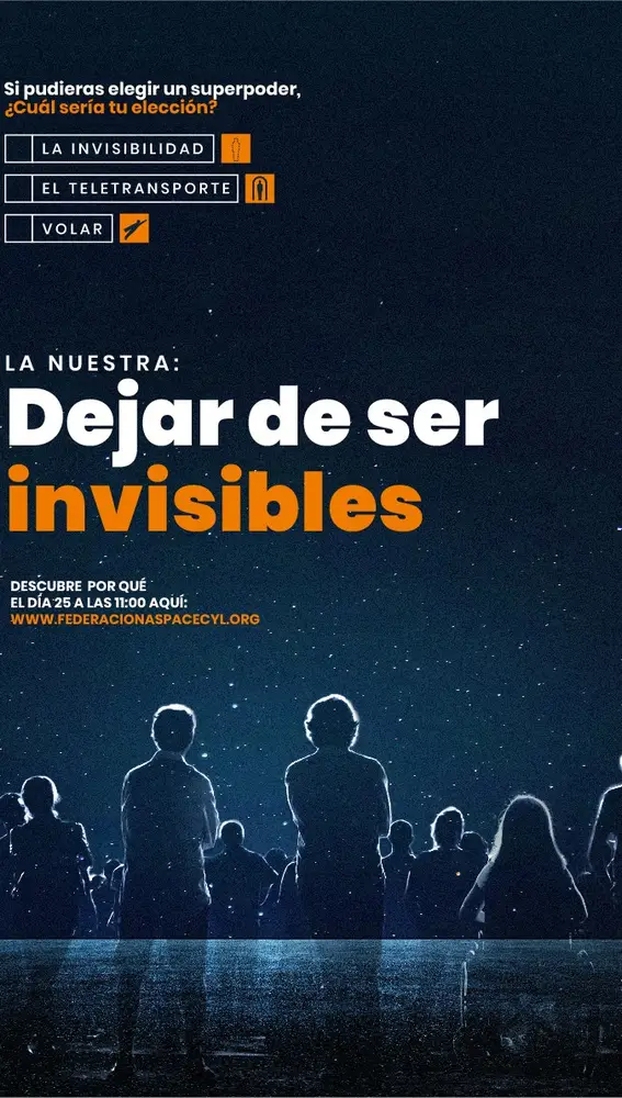 Campaña #DejarDeSerInvisibles de Aspace Castilla y León