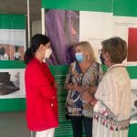La senadora nacional del PP, Violante Tomás, junto con la diputada regional del PP, Maruja Pelegrín, y la portavoz del PPRM, Miriam Guardiola