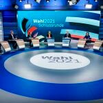 Debate en la televisión pública entre los líderes de los siete partidos alemanes