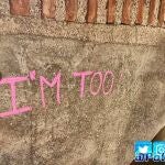La pintada en la pared del aljibe del Zenete, en el barrio del Albaicín de Granada