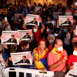  Las concentraciones contra la detención de Puigdemont apenas suman unos cientos de manifestantes