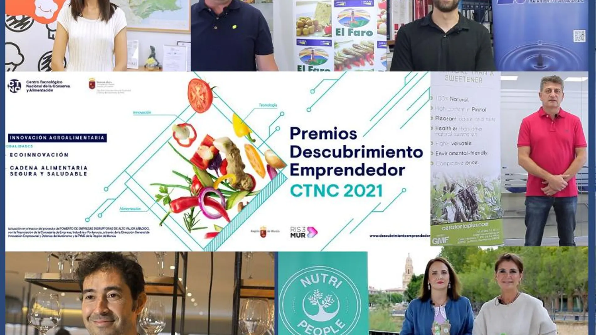 El CTNC anuncia los 6 finalistas de los Premios Descubrimiento Emprendedor a la Ecoinnovación y Cadena Alimentaria Segura y Saludable