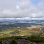 Zona de labores de reforestación del proyecto 'El Bosque de Red Eléctrica' en la Sierra de Gata (Salamanca)