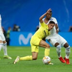Yéremi Pino con el Villarreal frente al Real Madrid.