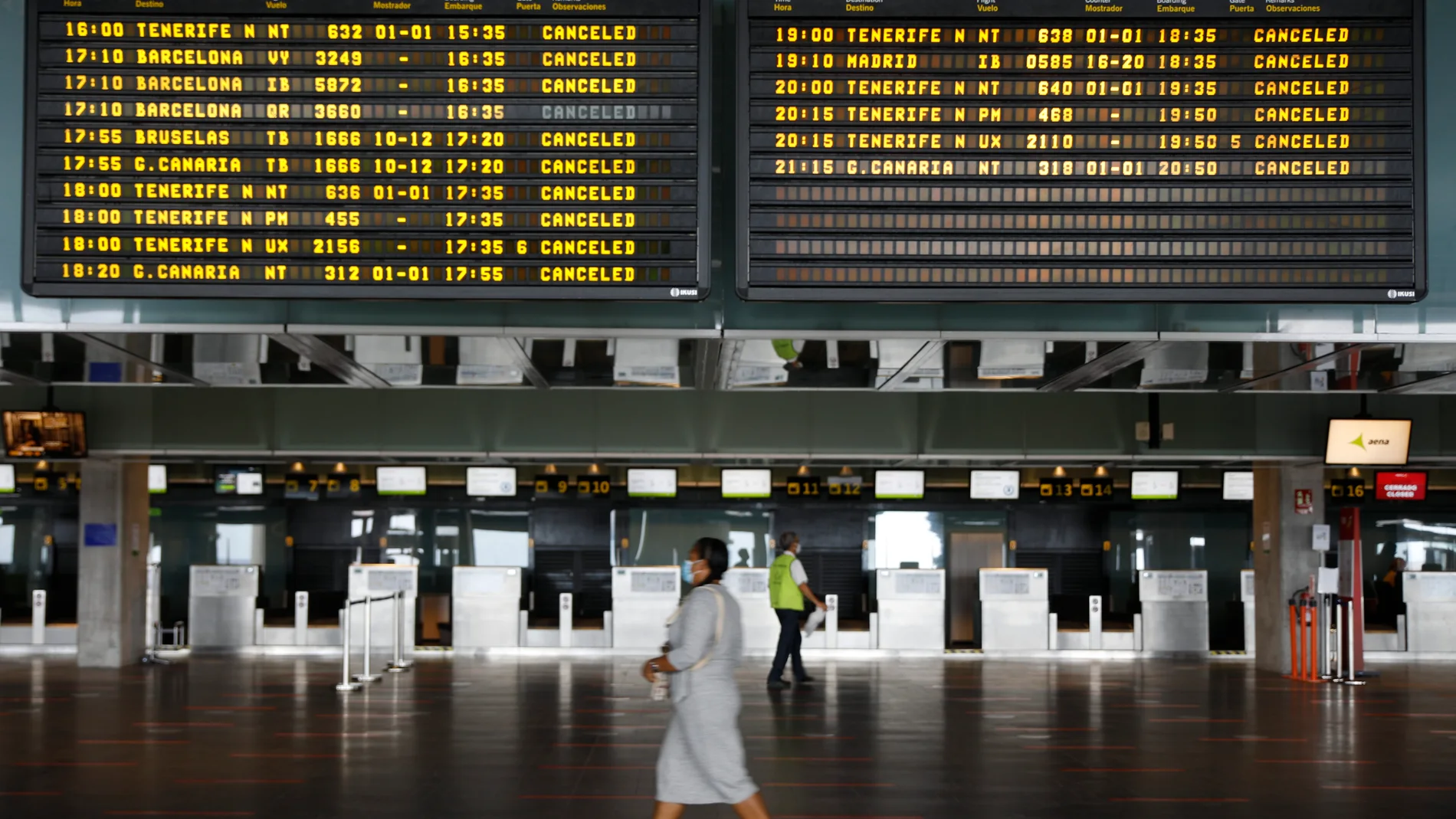 Cancelaciones en el aeropuerto de La Palma (imagen de archivo)
