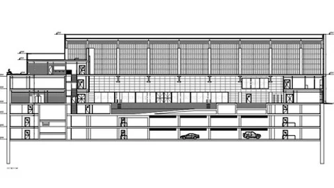 Plano del futuro centro deportivo de Tetuán