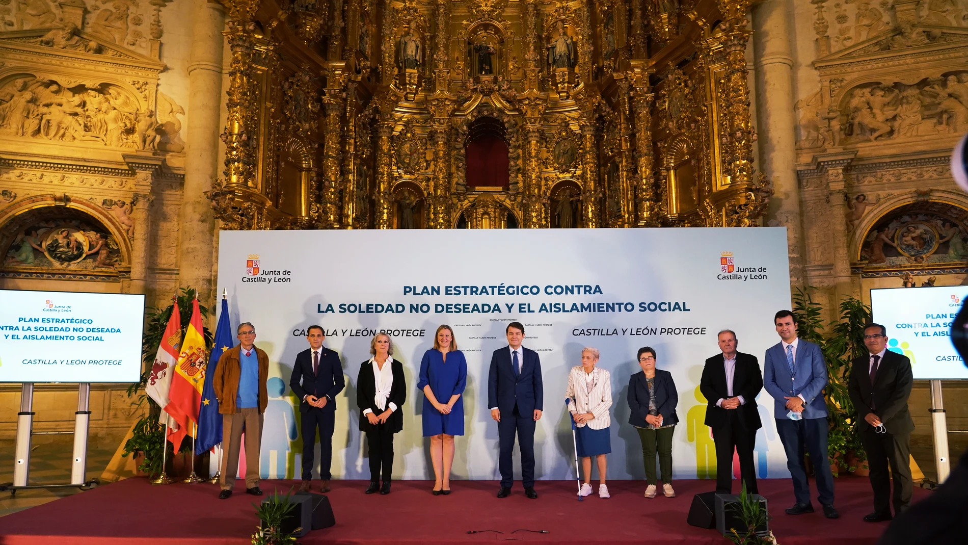 El presidente de la Junta de Castilla y León, Alfonso Fernández Mañueco, presenta el ''Plan Estratégico de Castilla y León contra la soledad no deseada y el aislamiento social 2022-2025''