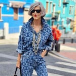 Carmen Gimeno con conjunto vaquero de Pull&Bear.