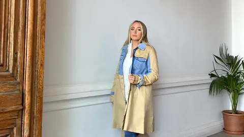 Rocío Flores con el look más otoñal.