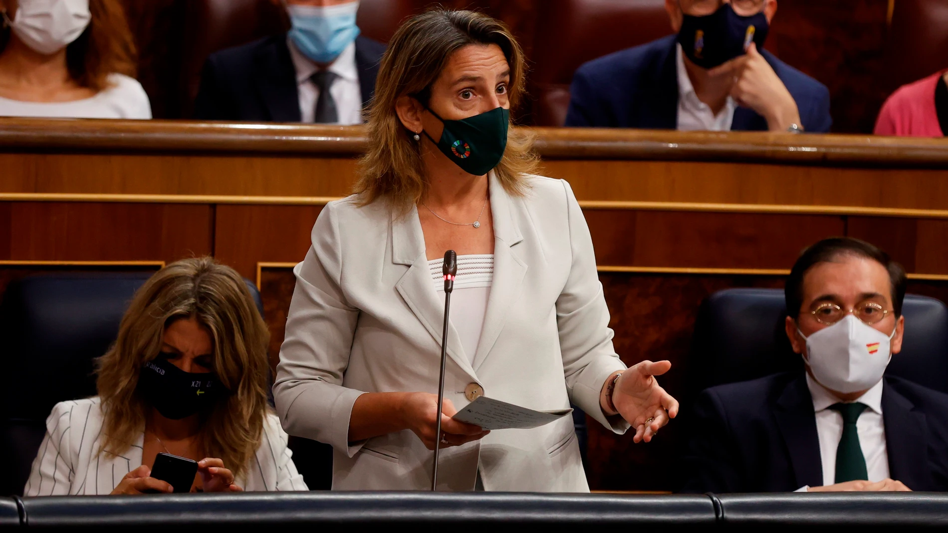 La vicepresidenta tercera y ministra para la Transición Ecológica y Reto Demográfico, Teresa Ribera