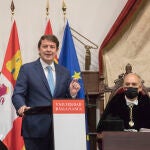 El presidente de la Junta de Castilla y León, Alfonso Fernández Mañueco, inaugura el Curso Académico 2021-2022 de las Universidades de Castilla y León