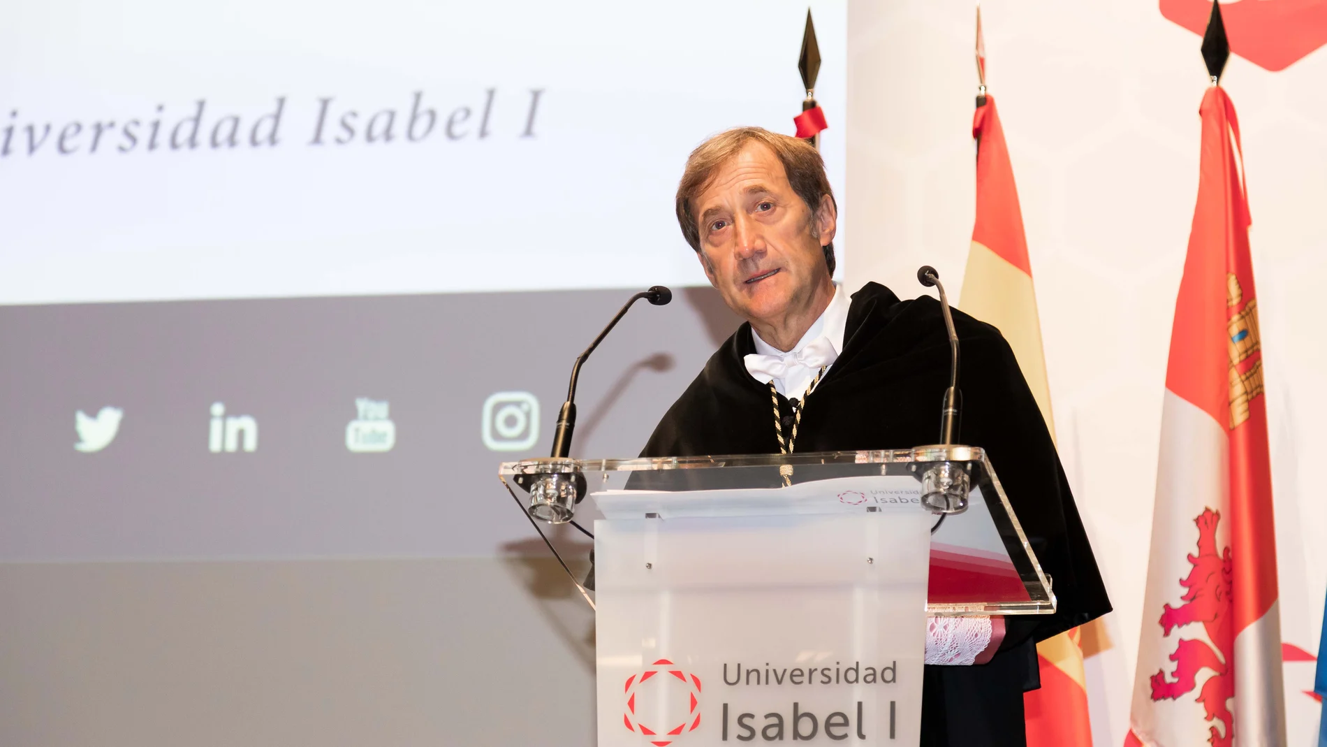 El rector de la Universidad Isabel I, Alberto Gómez Barahona